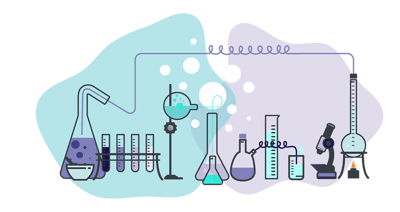 BookJane graphic of vaccines like pfizer or moderna being tested in a lab