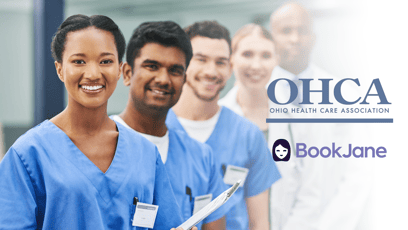 Image of BookJane and Ohio Health Care association partnership 