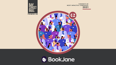 Image of BookJane on The Power 50 list by Bay Street Bull